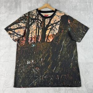 Supreme Short Sleeve Pocket Tee ‘Woods’ Nature Graphic Men XL Streetwear Skater